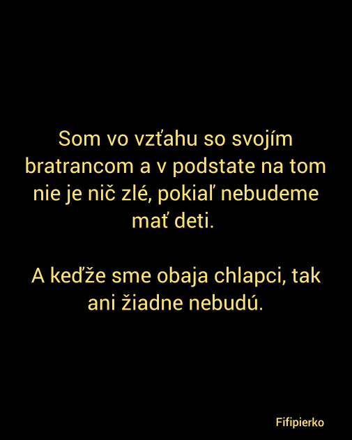 Vzťah. Nazdar Robo!